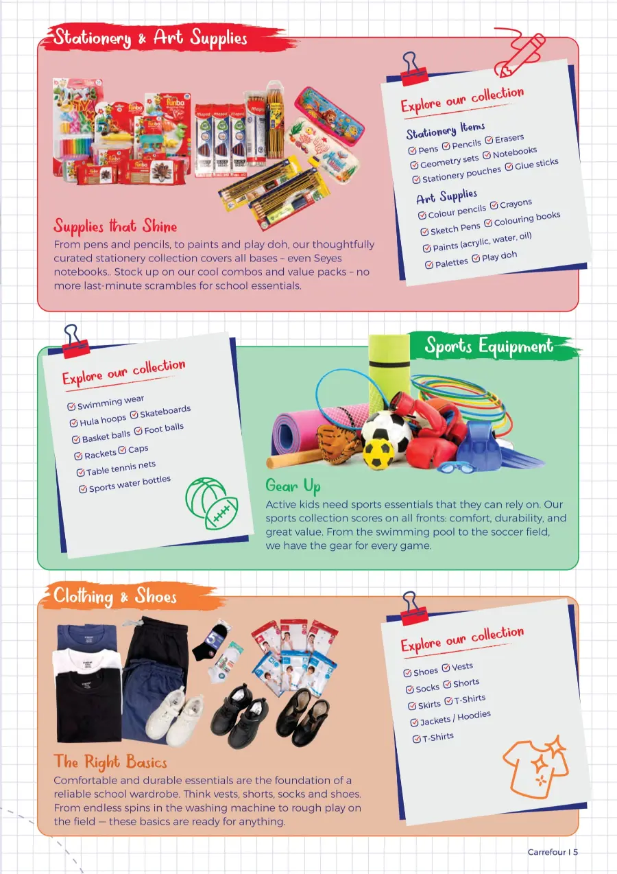 Back to School Essentials – Best Deals In Carrefour Dubai