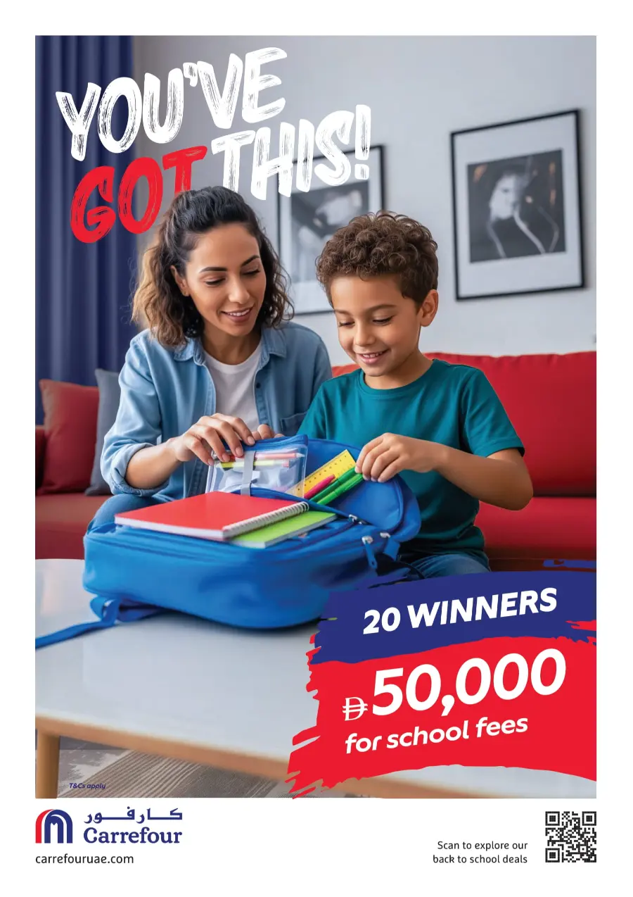 Back to School Essentials – Best Deals In Carrefour Dubai