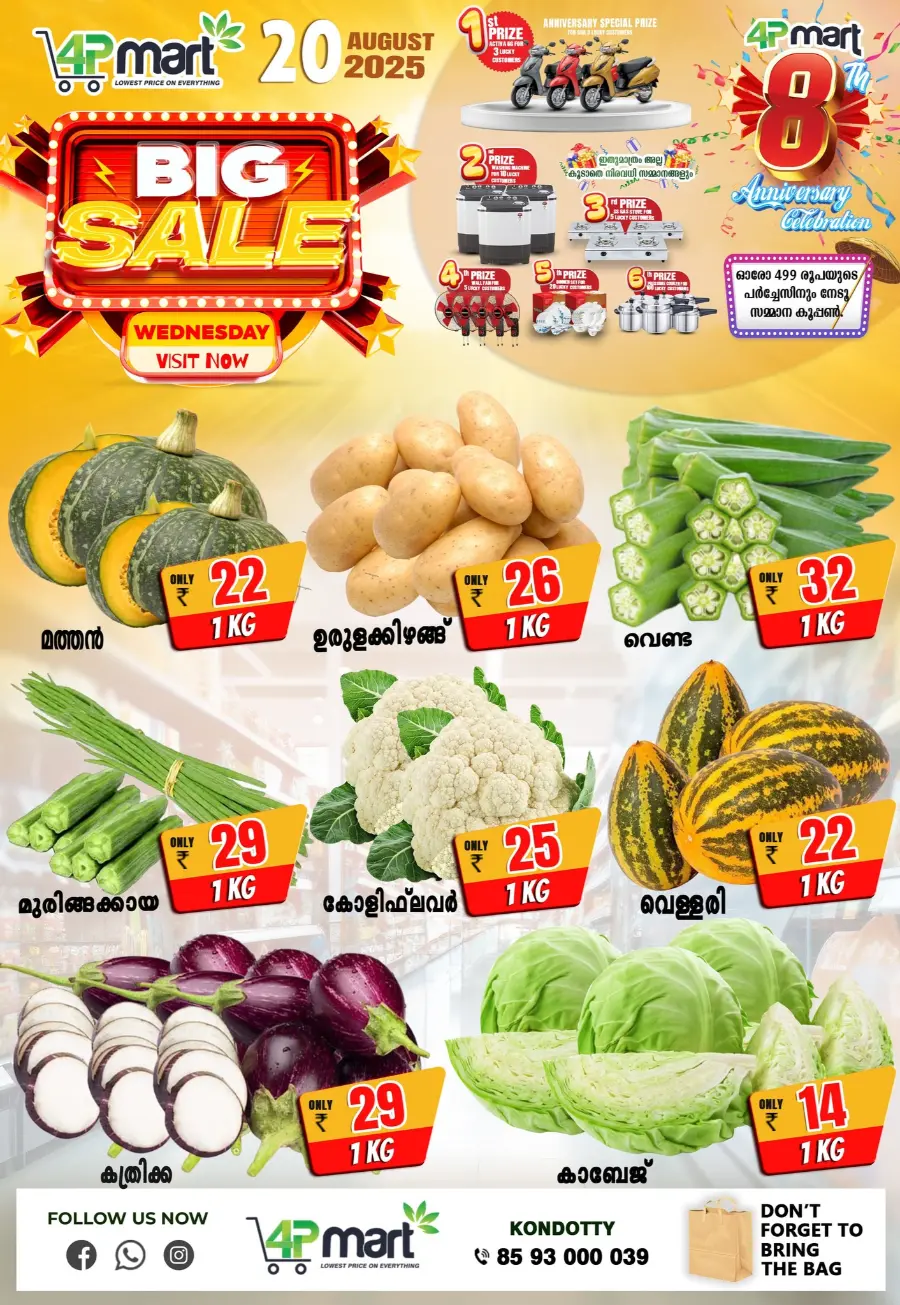 Big Sale In 4P Mart Malappuram