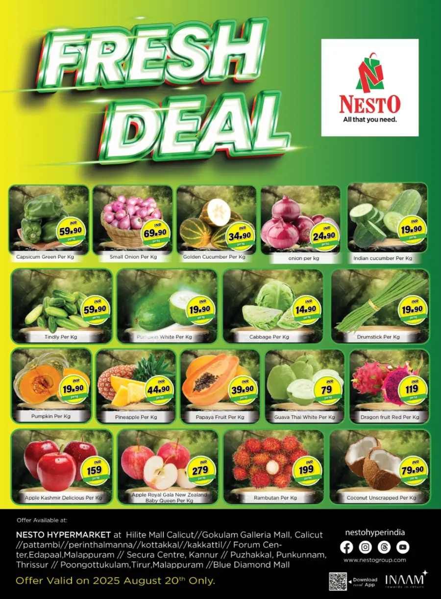Fresh Deal In Nesto Hypermarket Malappuram