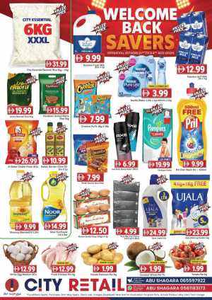 Welcome back savers In City Retail Sharjah / Ajman