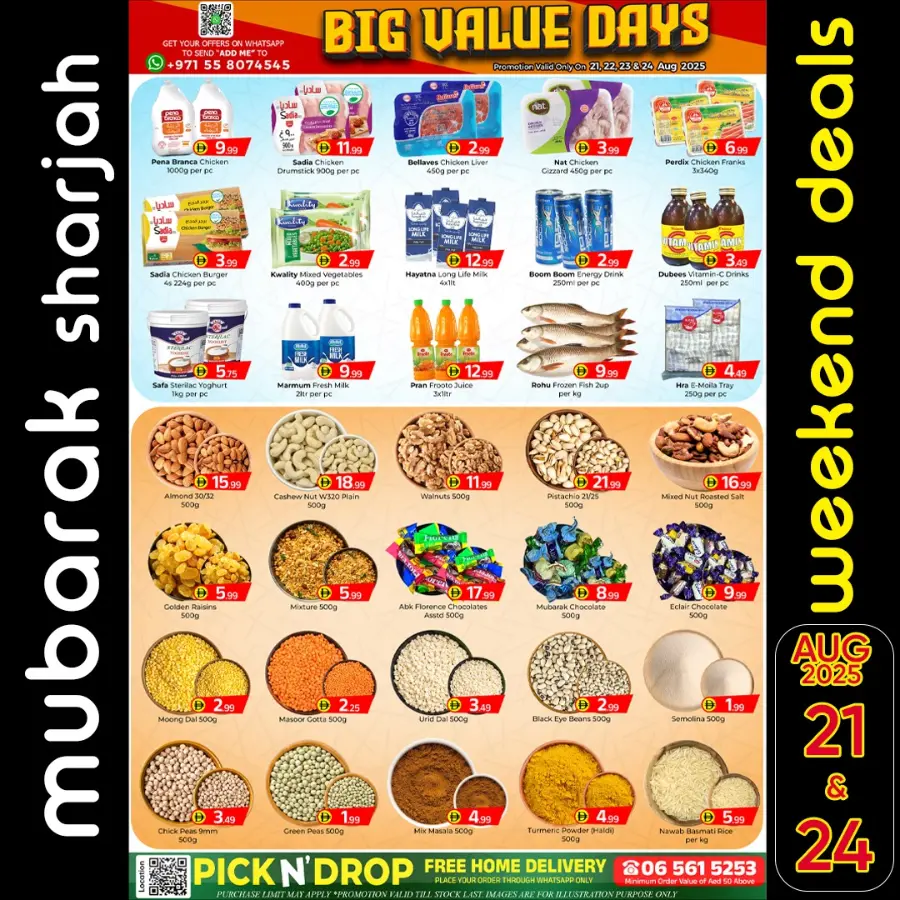 Big value days In Mubarak Hypermarket Sharjah / Ajman