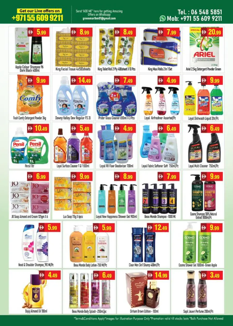 Weekend Special Offer In Green Mart Sharjah / Ajman