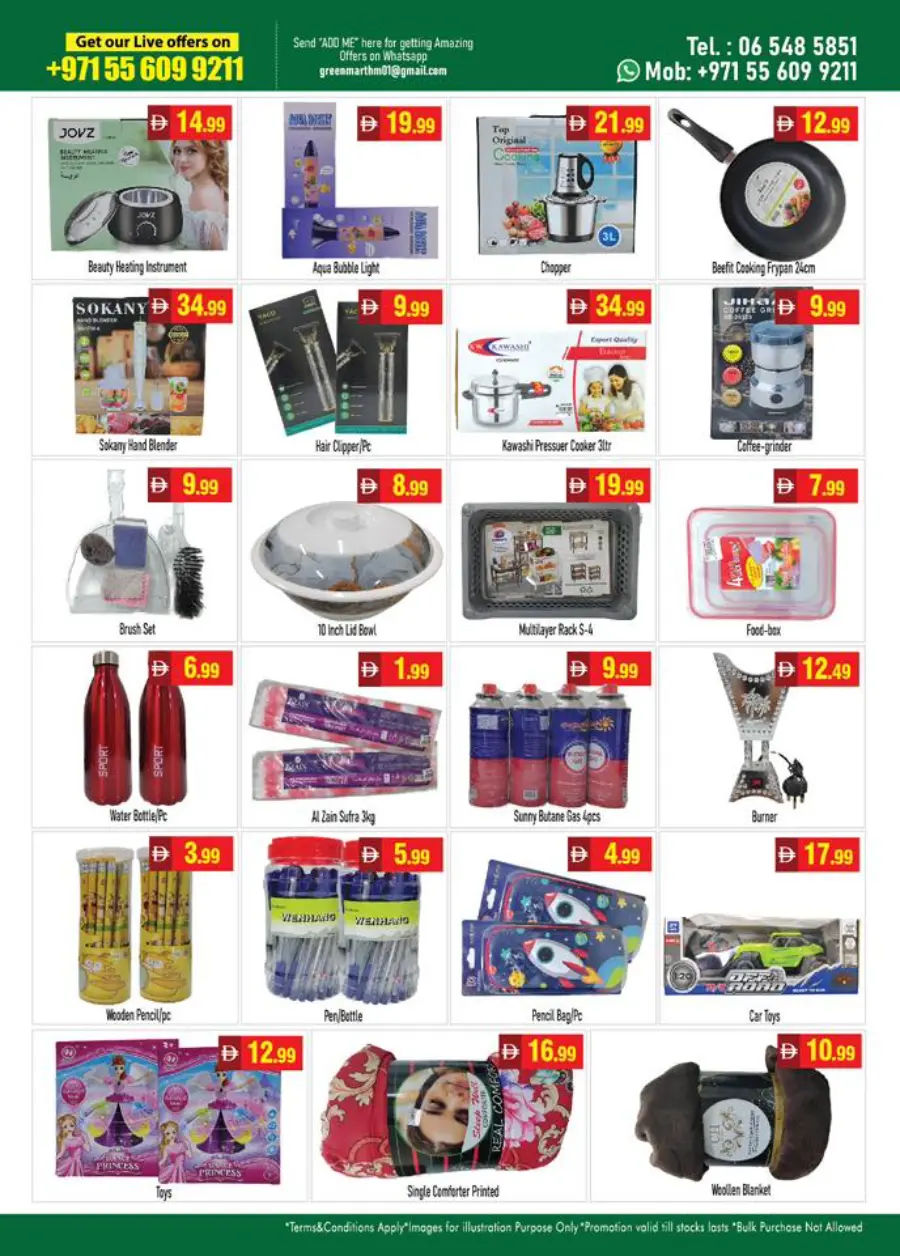 Weekend Special Offer In Green Mart Sharjah / Ajman