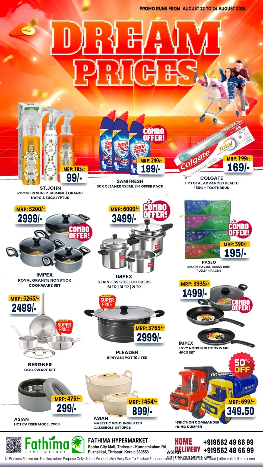 Dream Prices – Best Offers & Mega Savings In Fathima Hypermarket Thrissur