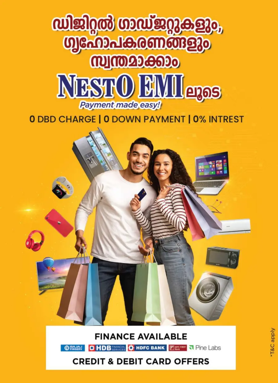 Onam Best Offer – Up to 70% OFF In Nesto Hypermarket Malappuram