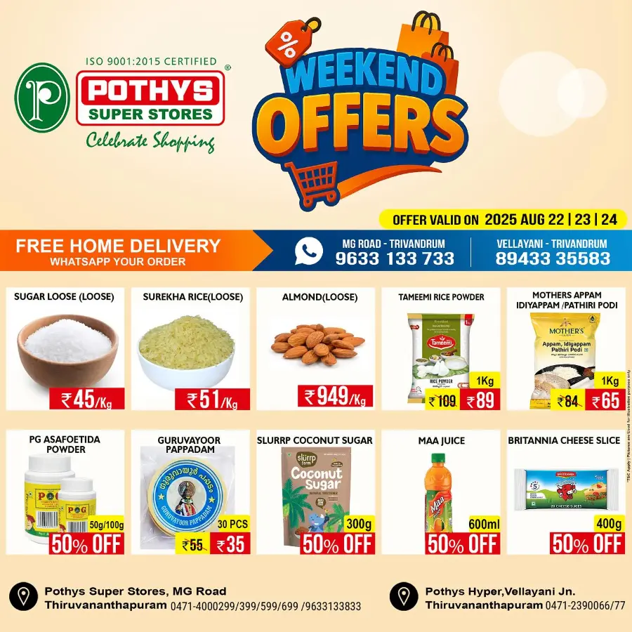 Weekend offer In Pothys Superstores undefined