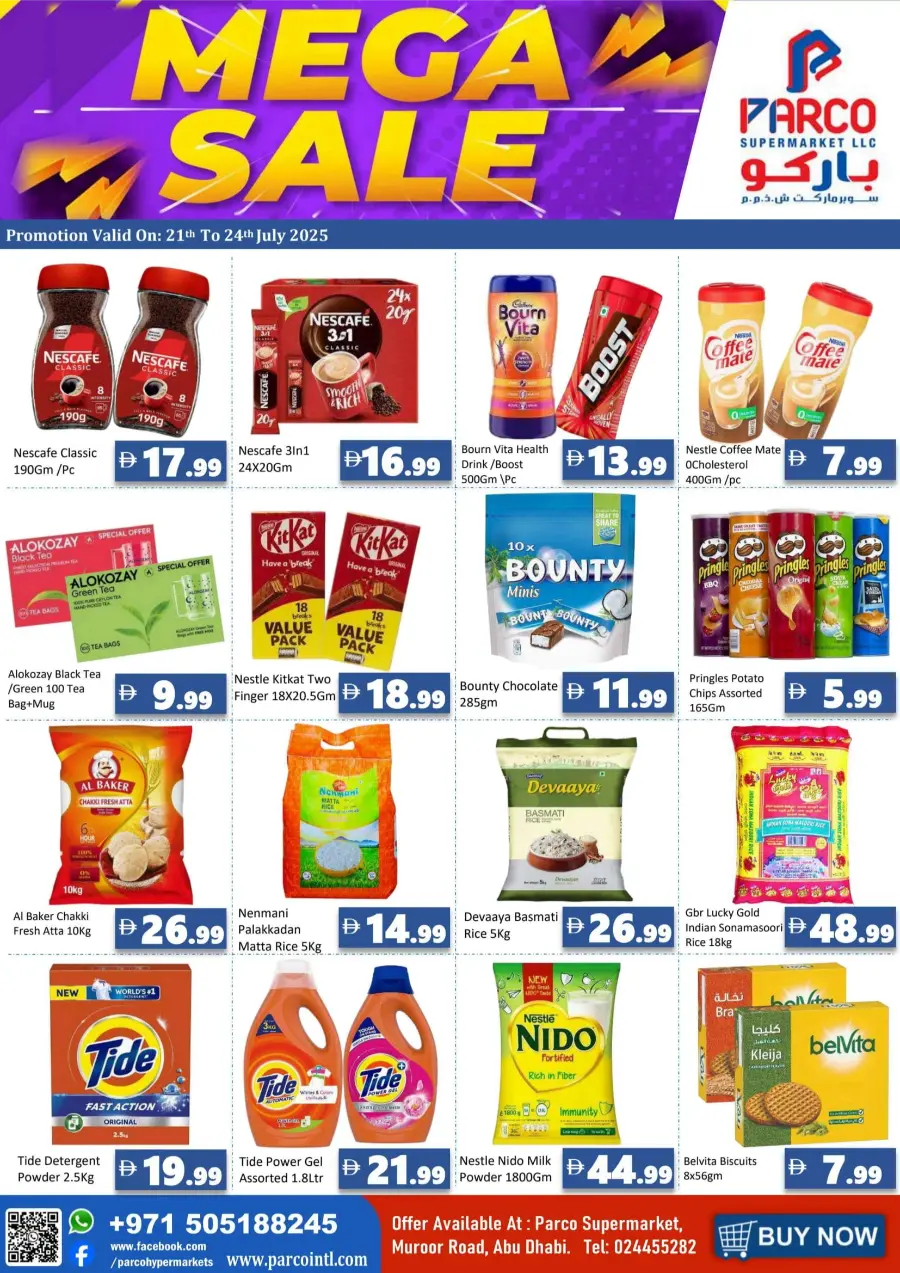 Mega Sale In PARCO Hypermarket Abu Dhabi