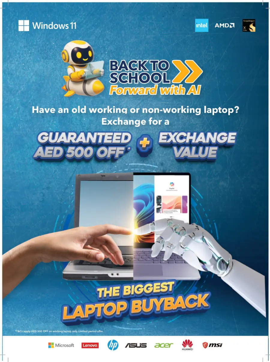 Laptop Buyback Offer – Guaranteed AED 500 OFF In Sharaf DG Abu Dhabi