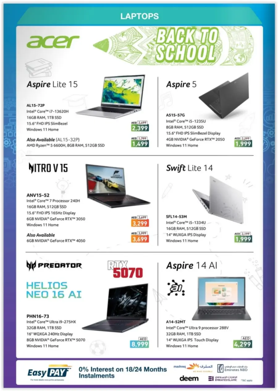 Back to School Tech Deals & Offers In Jumbo Electronics Abu Dhabi