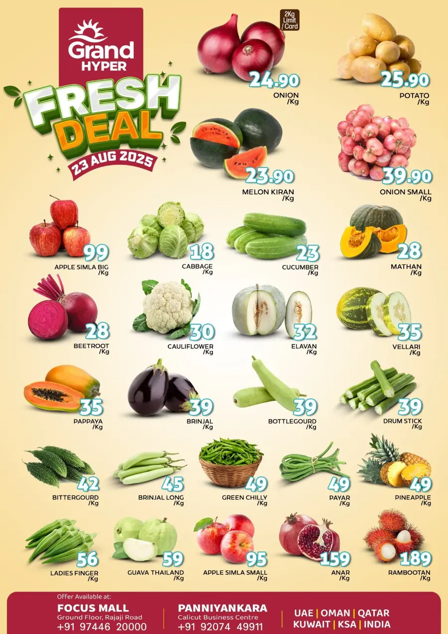 Fresh Deal In Grand Hypermarket Calicut