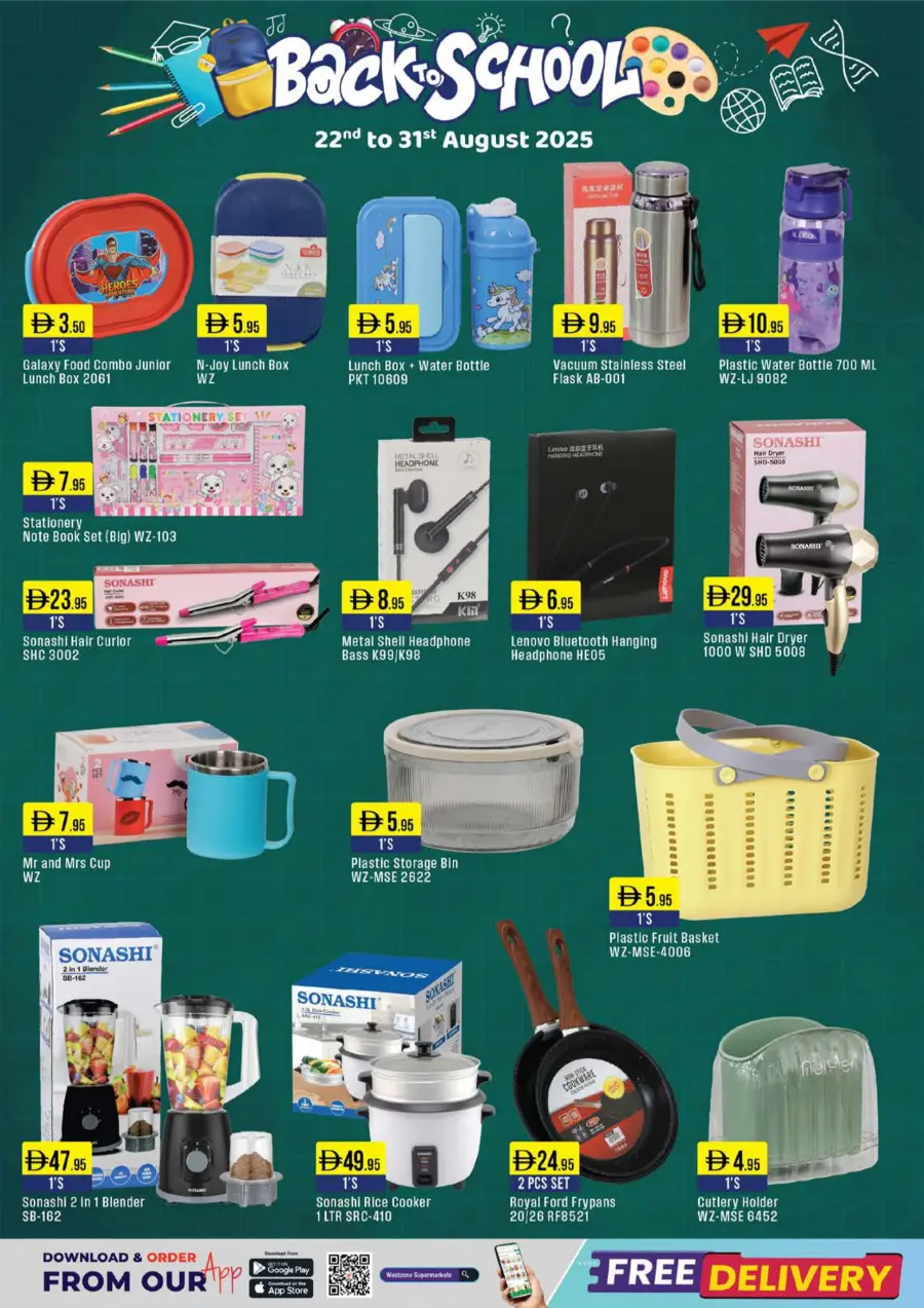 Back to School Deals – Big Savings Await! In West Zone Supermarket Dubai