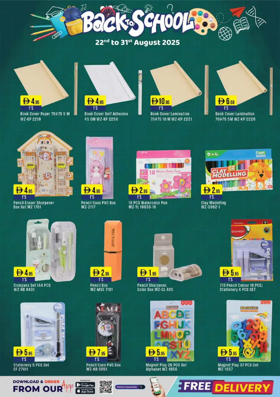 Back to School Deals – Big Savings Await! In West Zone Supermarket Dubai