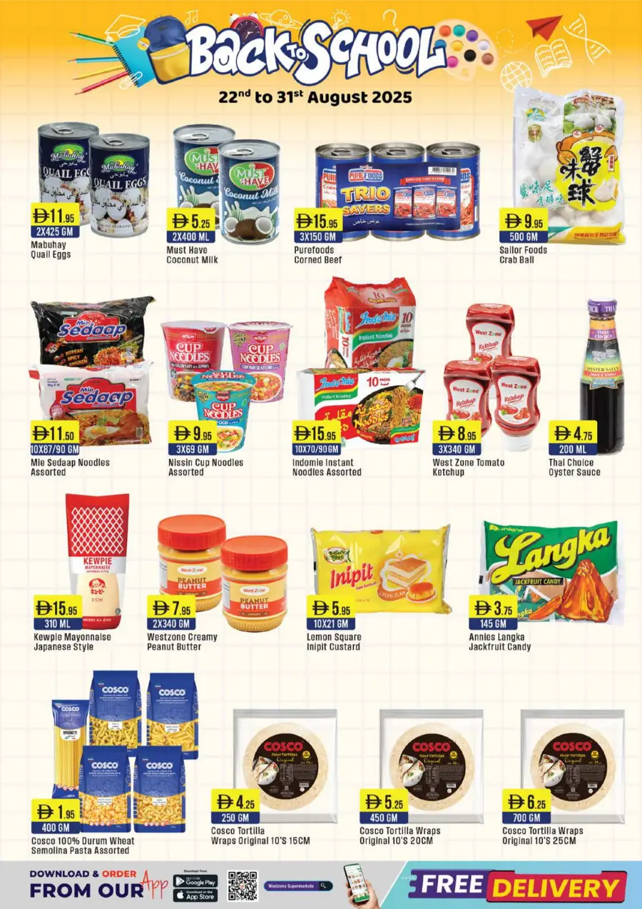 Back to School Deals – Big Savings Await! In West Zone Supermarket Dubai