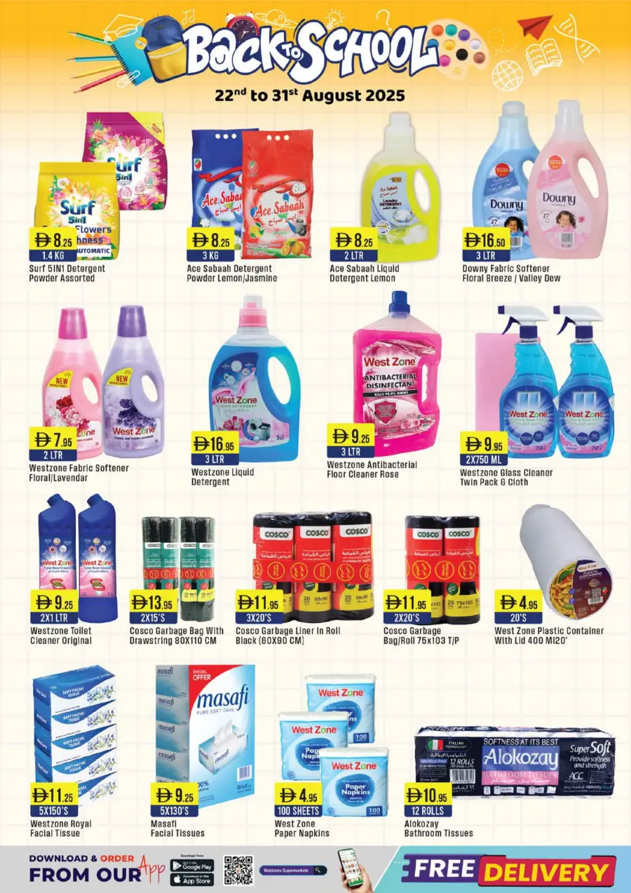 Back to School Deals – Big Savings Await! In West Zone Supermarket Dubai