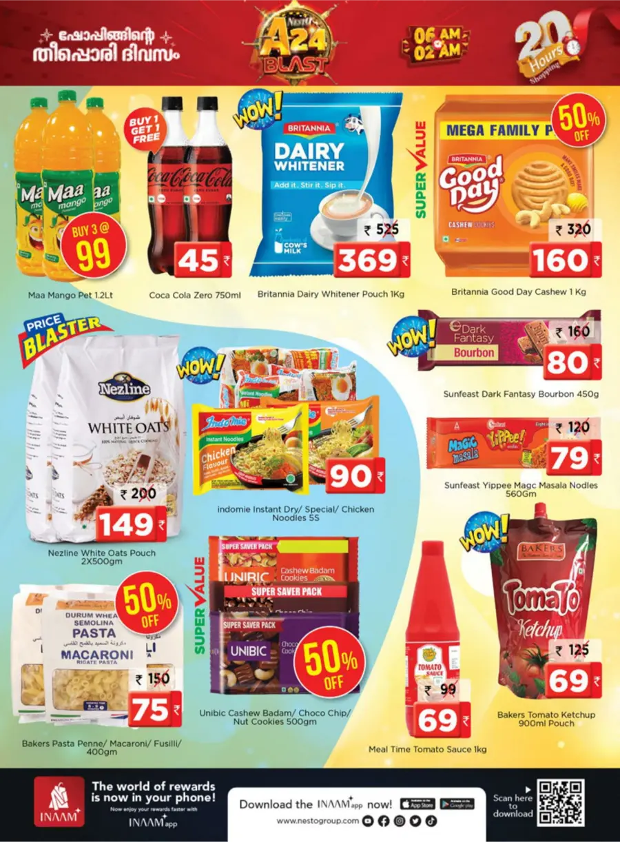 A24 Blast – 20 Hour Mega Sale In Nesto Hypermarket Malappuram