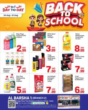 Back to School Offers In Day to Day Dubai