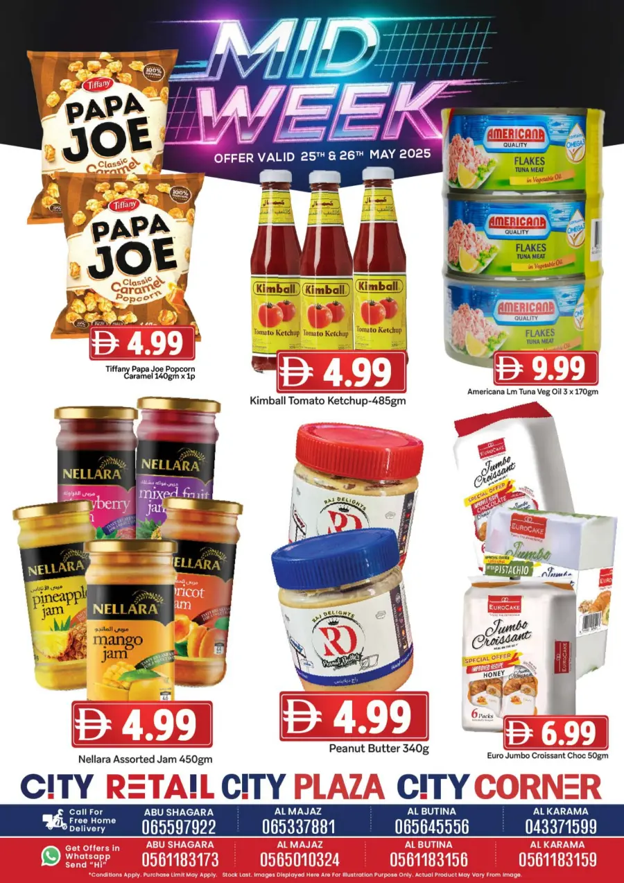 Midweek deals In City Retail Sharjah / Ajman