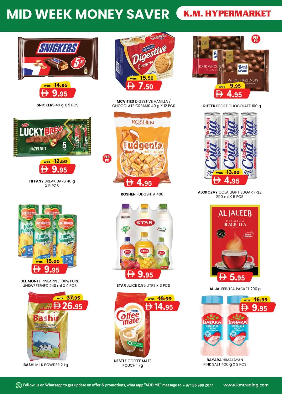 Mid Week Money Saver In K.M Trading Al Ain