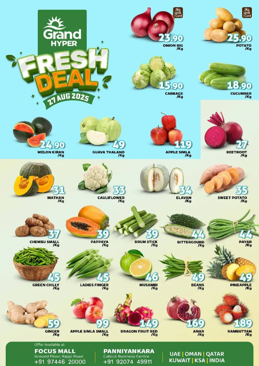 Fresh Deal In Grand Hypermarket Calicut