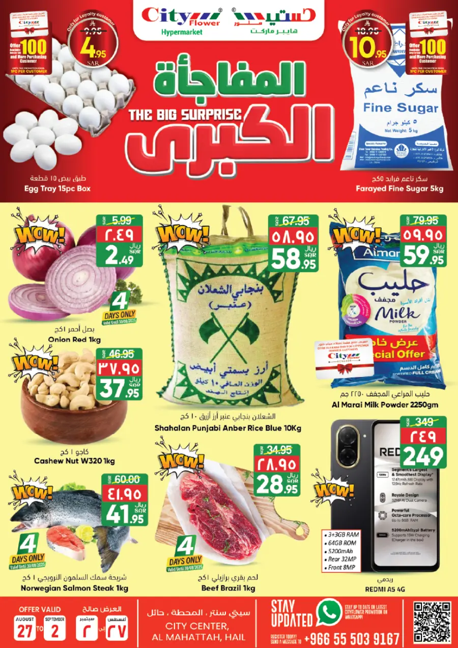Mega Deals & Big Surprise Offers In City flower Hail