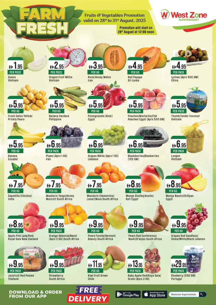 Farm Fresh Deals In West Zone Supermarket Sharjah / Ajman