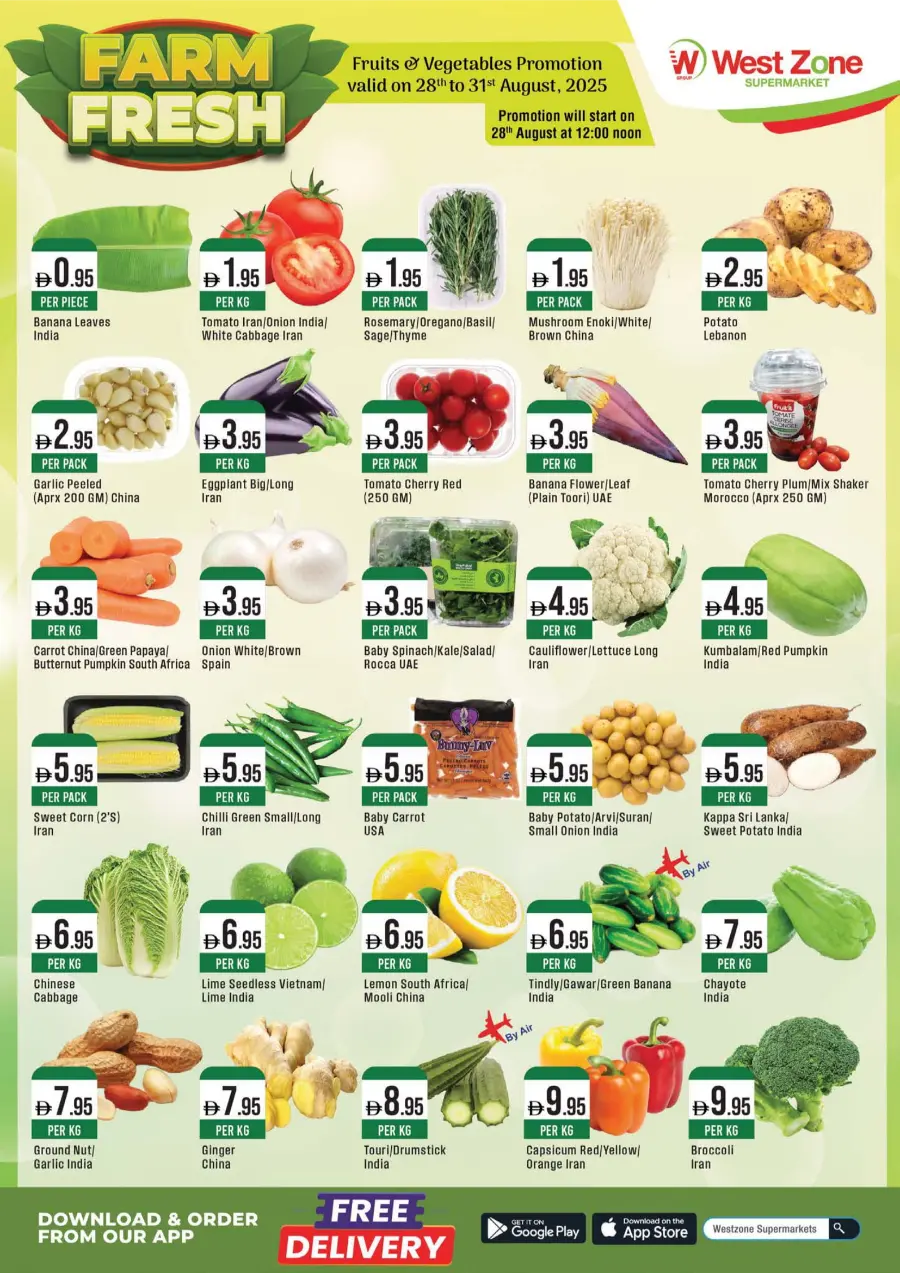 Farm Fresh Deals In West Zone Supermarket Sharjah / Ajman