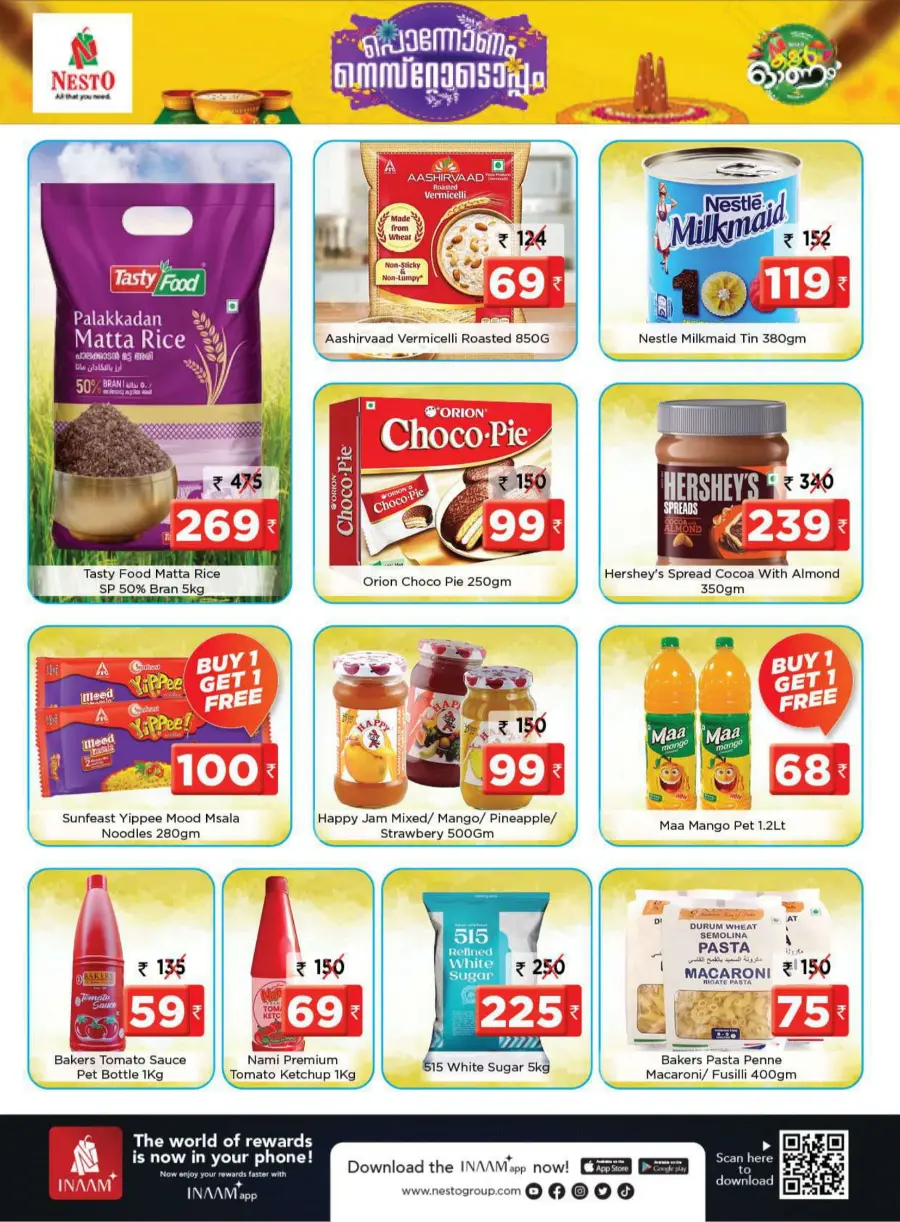 Ponnonam Offer – Celebrate with Big Savings! In Nesto Hypermarket Calicut