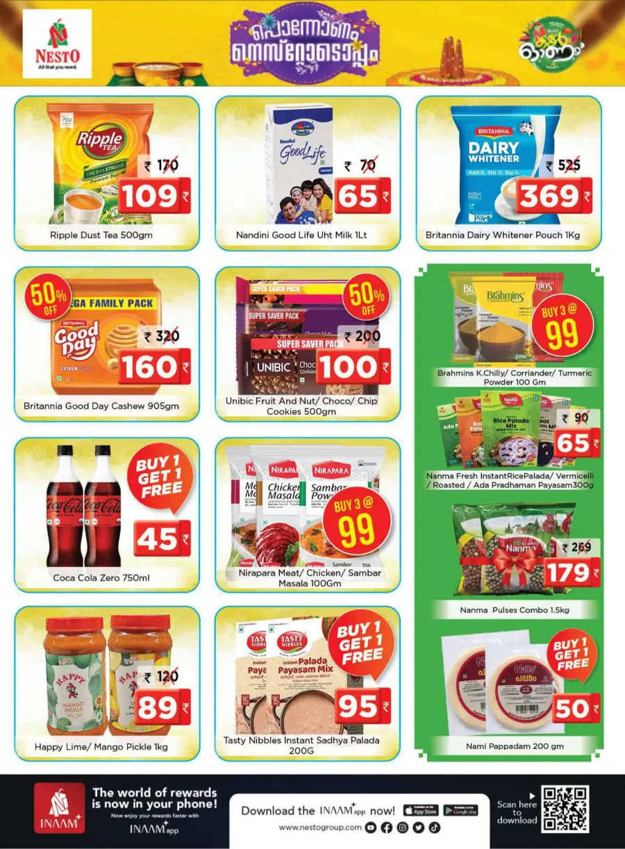 Ponnonam Offer – Celebrate with Big Savings! In Nesto Hypermarket Calicut