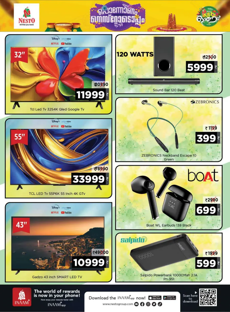 Ponnonam Offer – Celebrate with Big Savings! In Nesto Hypermarket Calicut