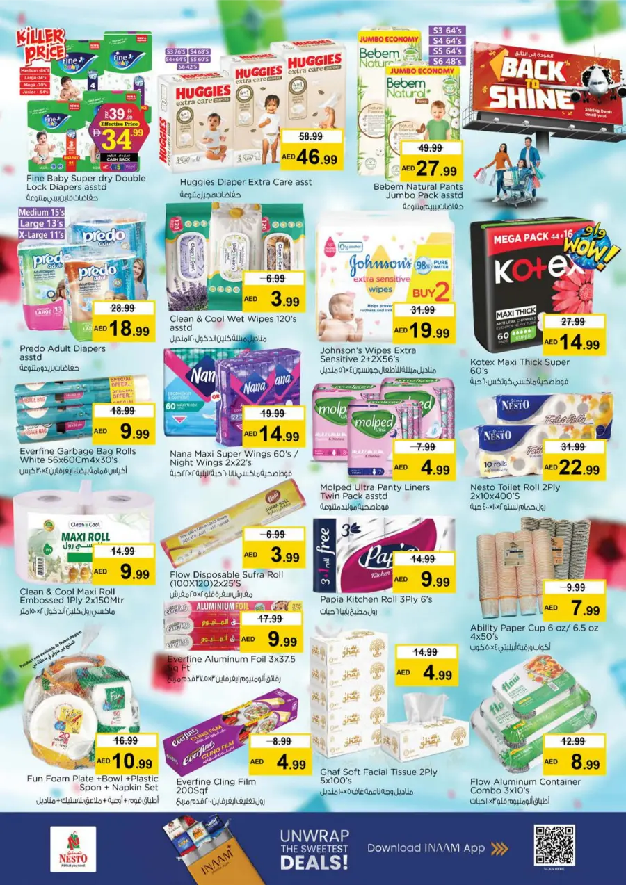 Back to Shine – Shining Deals Await! In Nesto Hypermarket Dubai