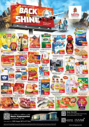 Back to Shine – Shining Deals Await! In Nesto Hypermarket Al Ain