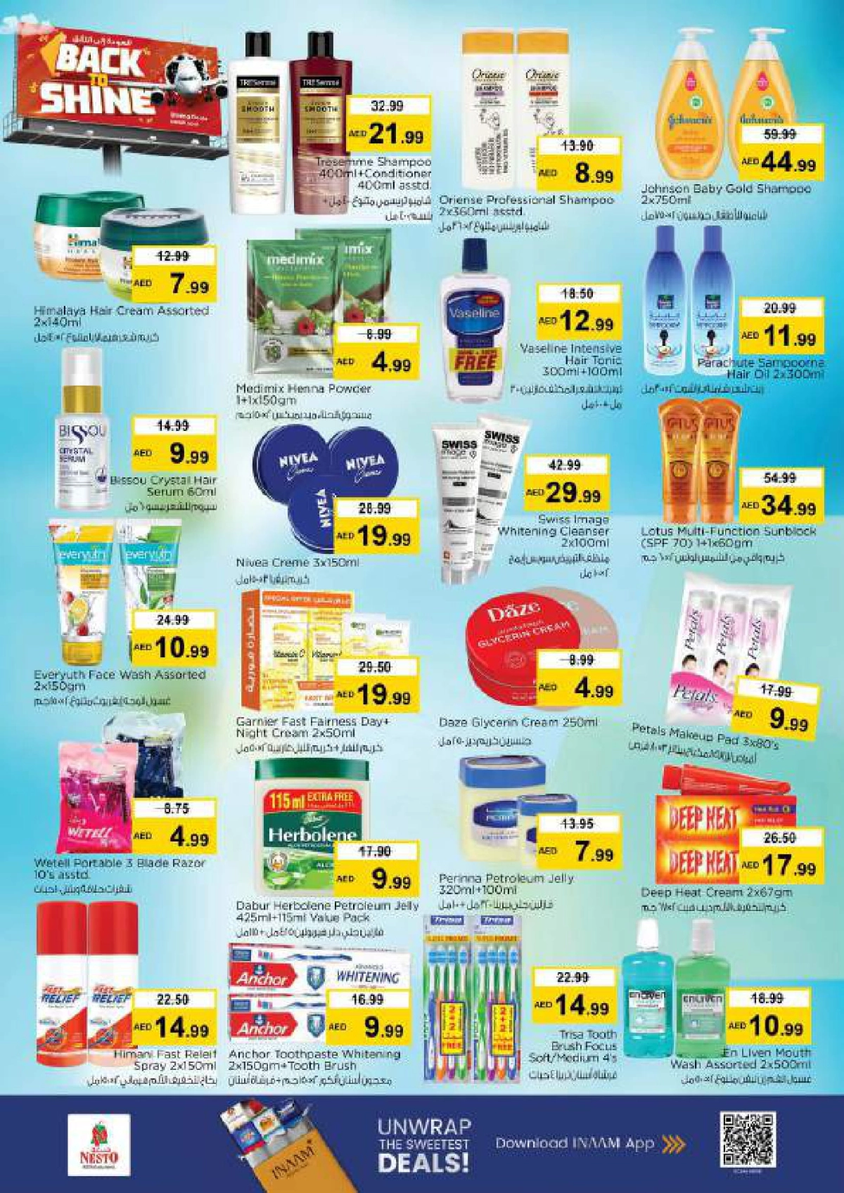 Back to Shine – Shining Deals Await! In Nesto Hypermarket Al Ain