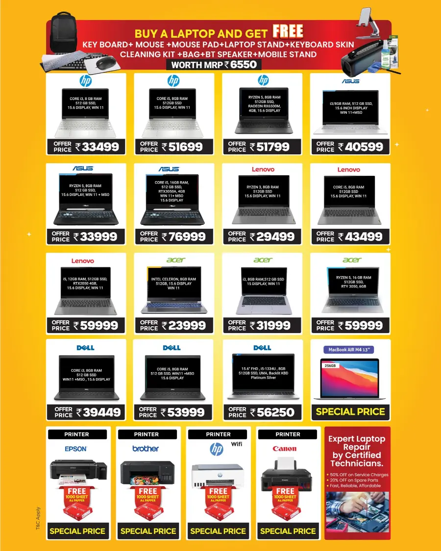 Onam Offers – Up to 75% OFF on Electronics & Home Appliances! In E Planet Wayanad