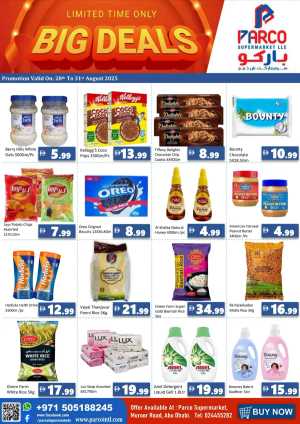 Weekend Big Deals In PARCO Hypermarket Abu Dhabi