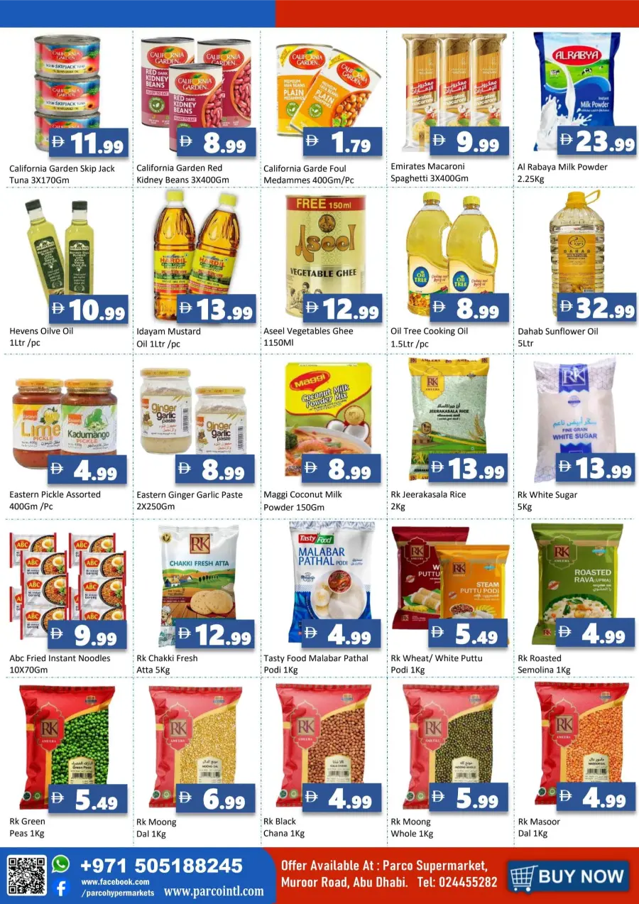 Weekend Big Deals In PARCO Hypermarket Abu Dhabi