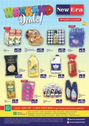 Weekend deals In New Era Supermarket Dubai