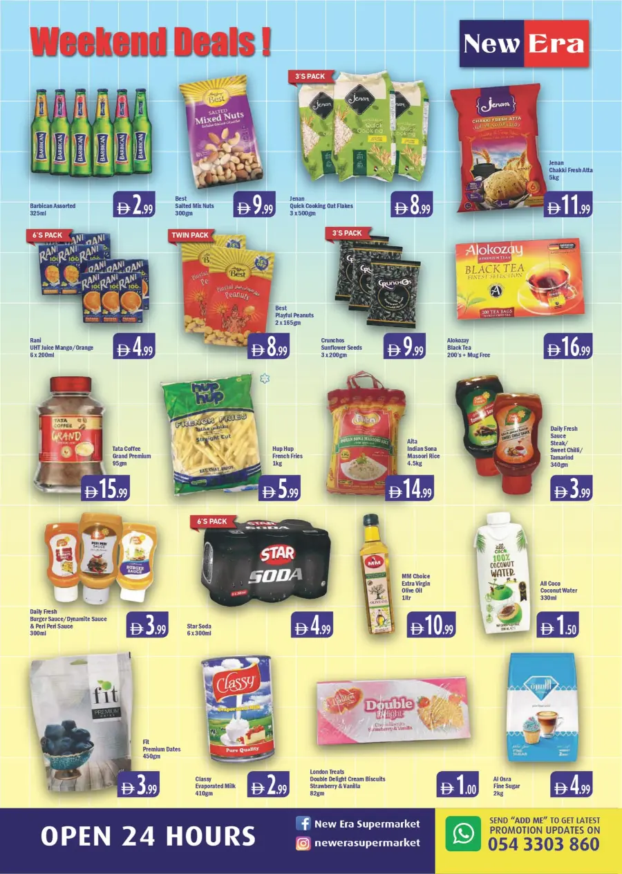 Weekend deals In New Era Supermarket Dubai