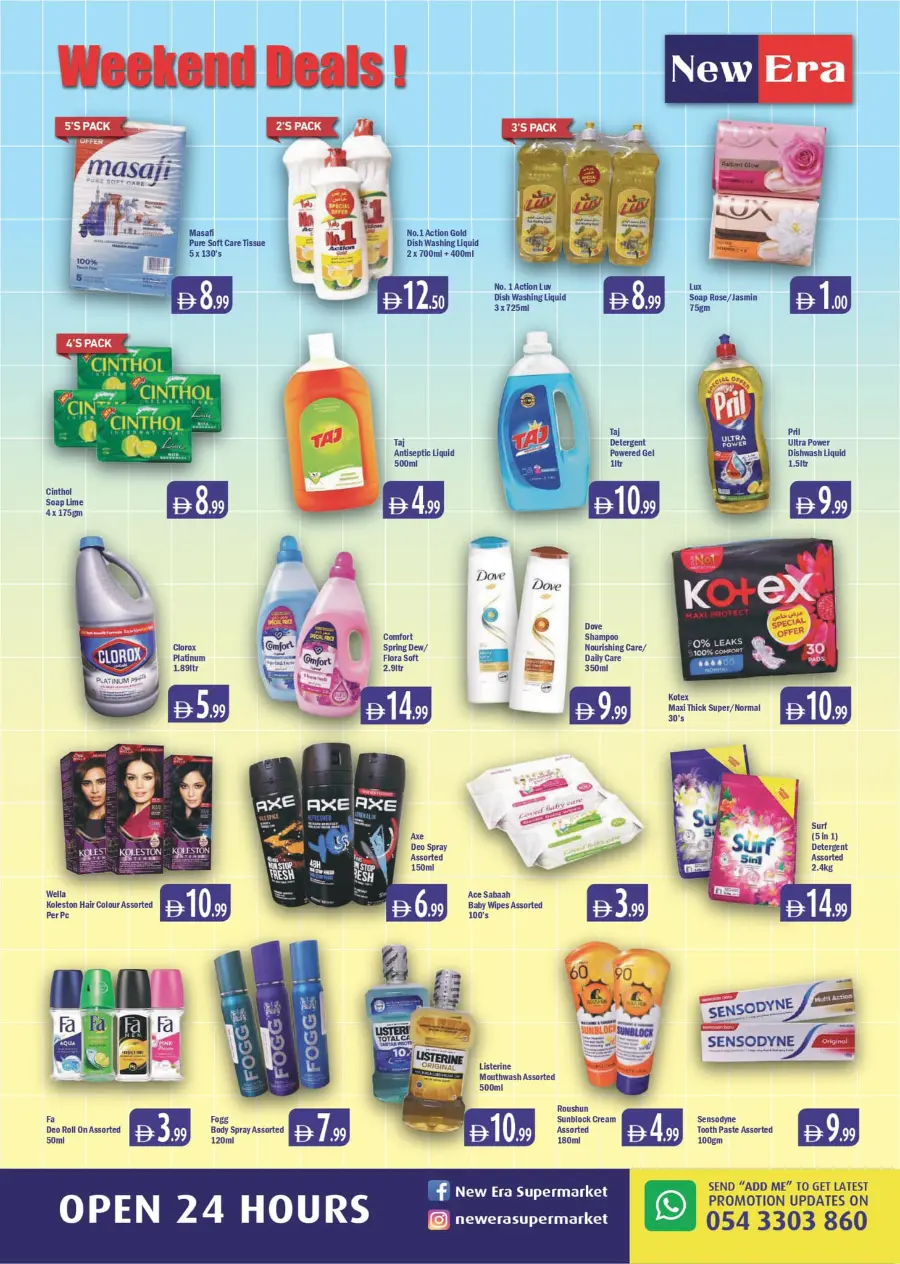 Weekend deals In New Era Supermarket Dubai