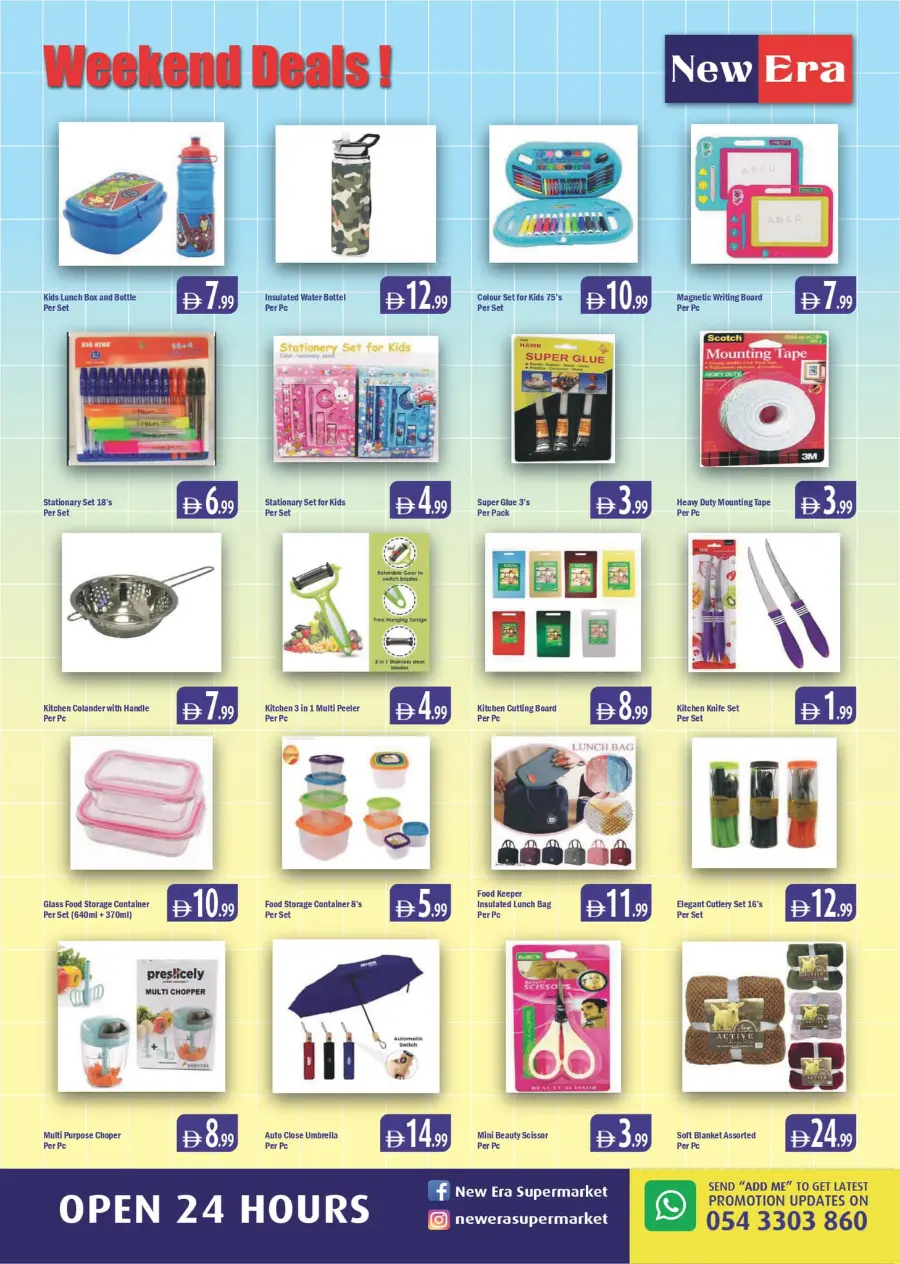 Weekend deals In New Era Supermarket Dubai