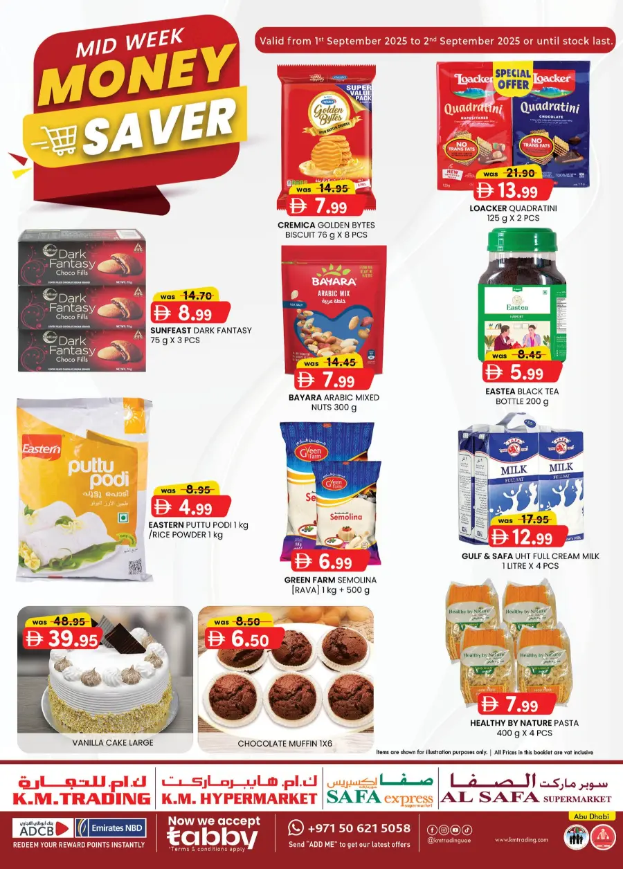 Mid Week Money Saver In K.M Trading Abu Dhabi