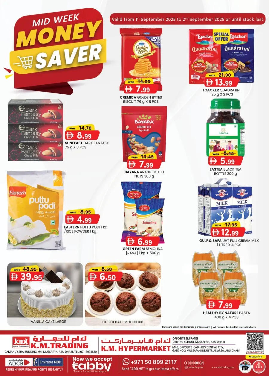 Mid Week Money Saver In K.M Trading Abu Dhabi