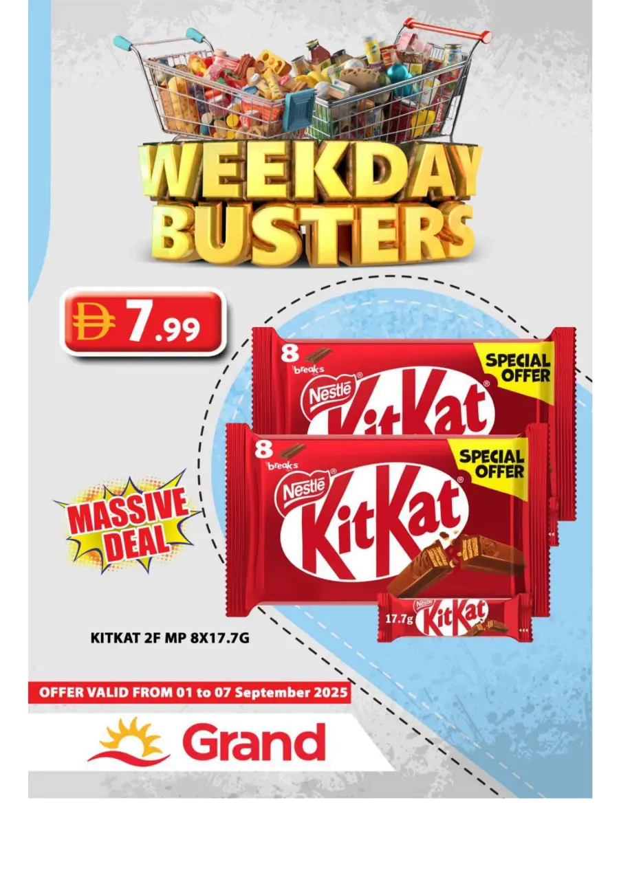Weekday Busters In Grand Hypermarket Sharjah / Ajman