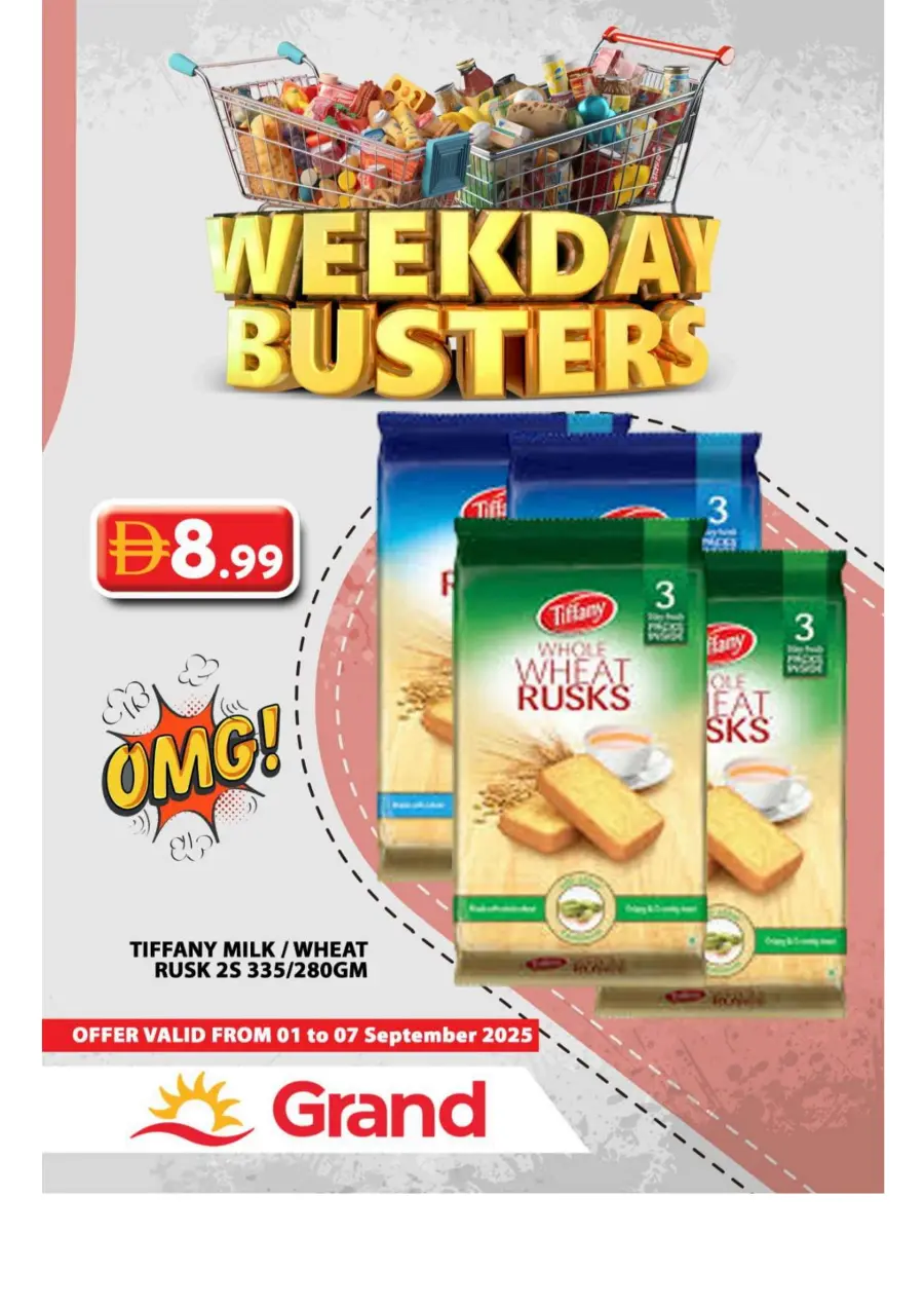 Weekday Busters In Grand Hypermarket Sharjah / Ajman