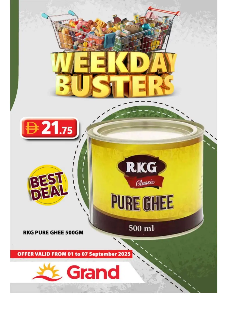 Weekday Busters In Grand Hypermarket Sharjah / Ajman
