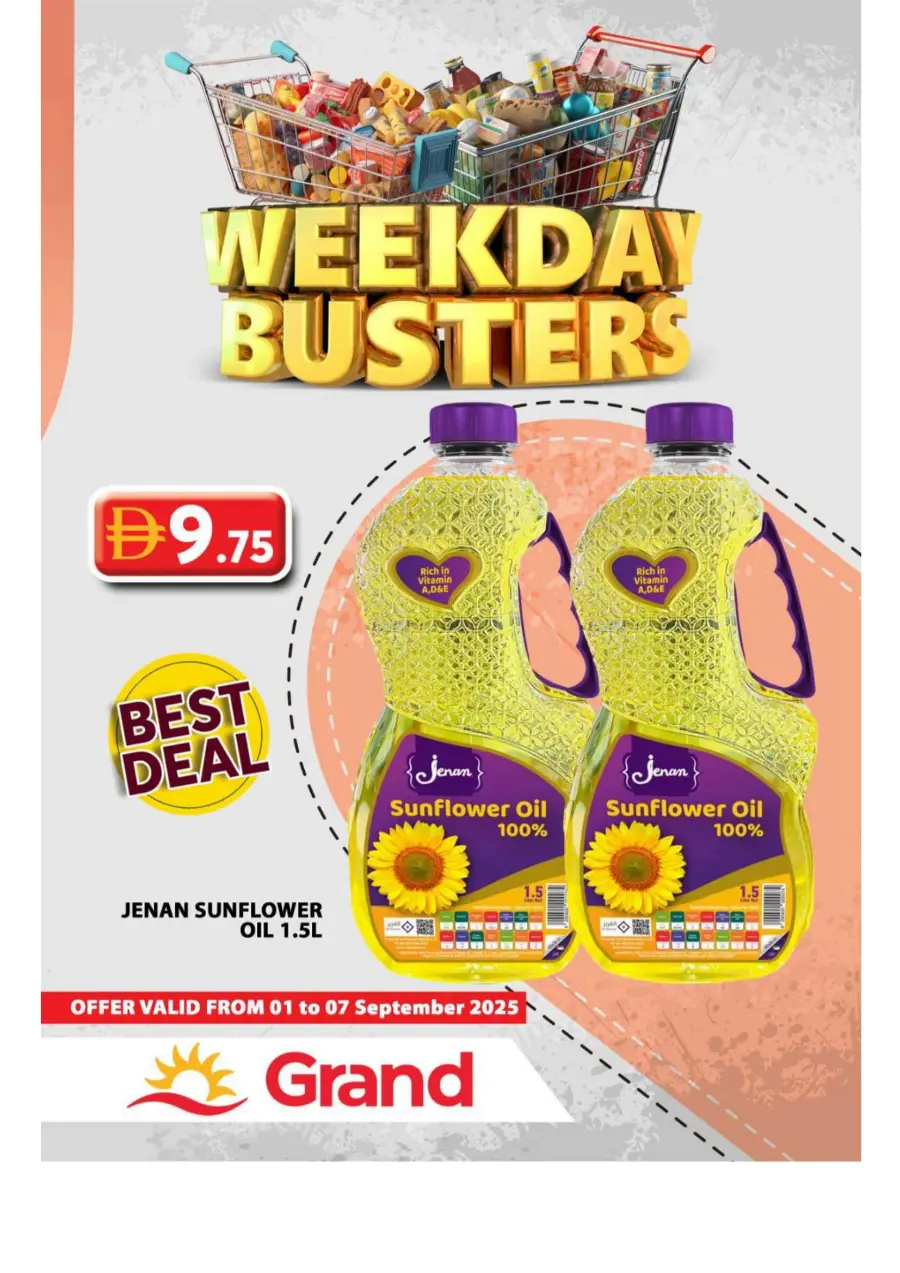 Weekday Busters In Grand Hypermarket Sharjah / Ajman