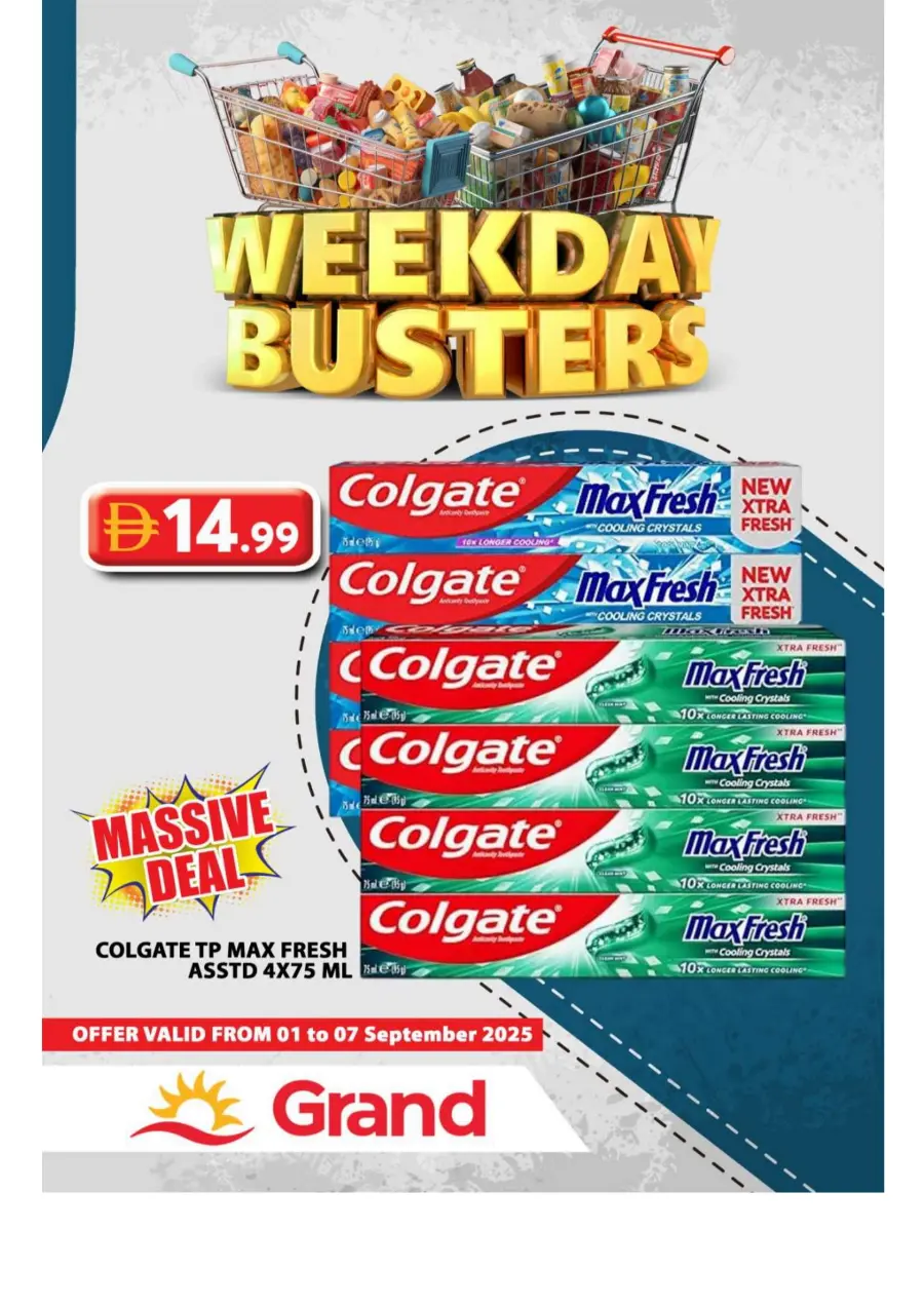 Weekday Busters In Grand Hypermarket Sharjah / Ajman