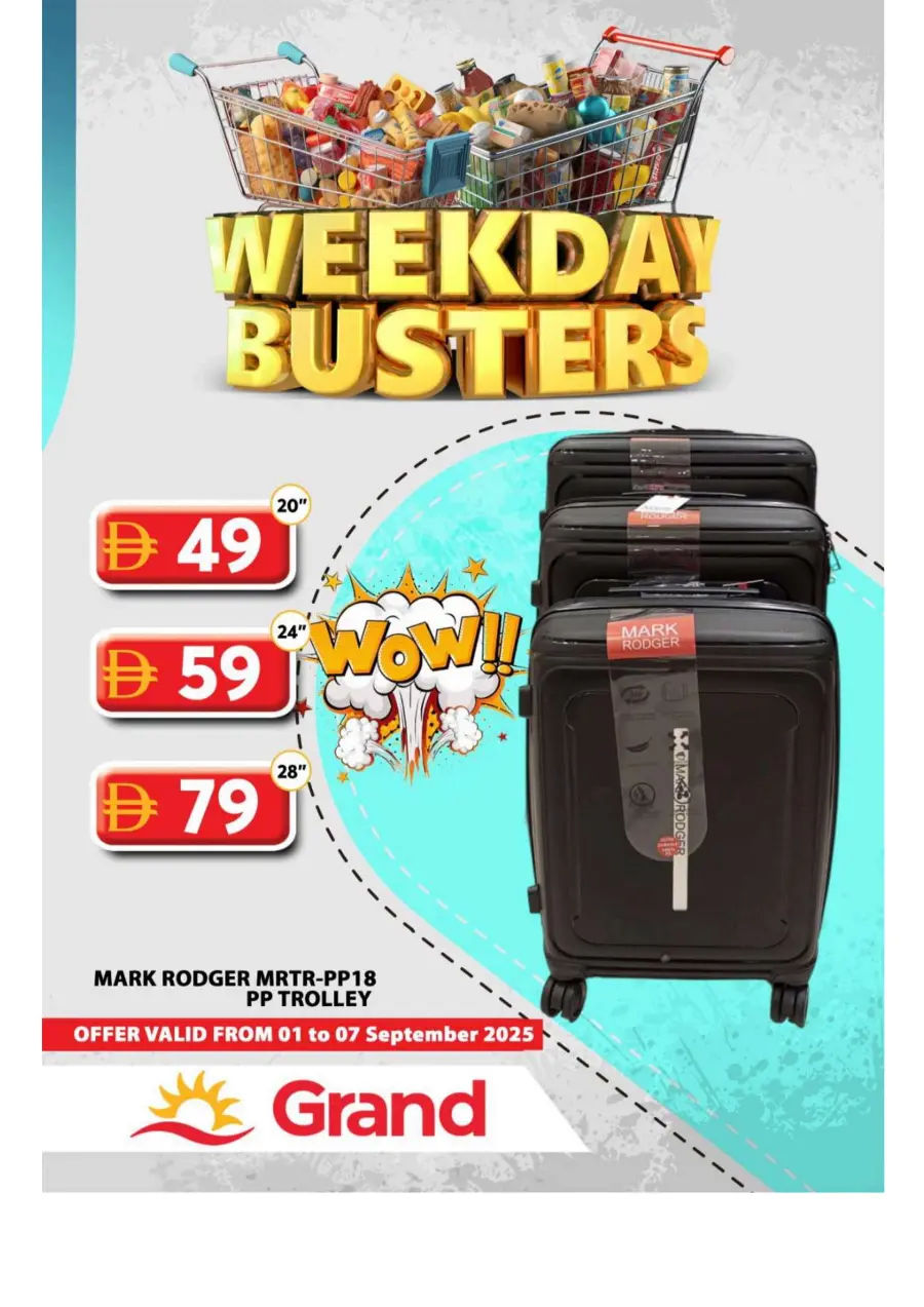 Weekday Busters In Grand Hypermarket Sharjah / Ajman