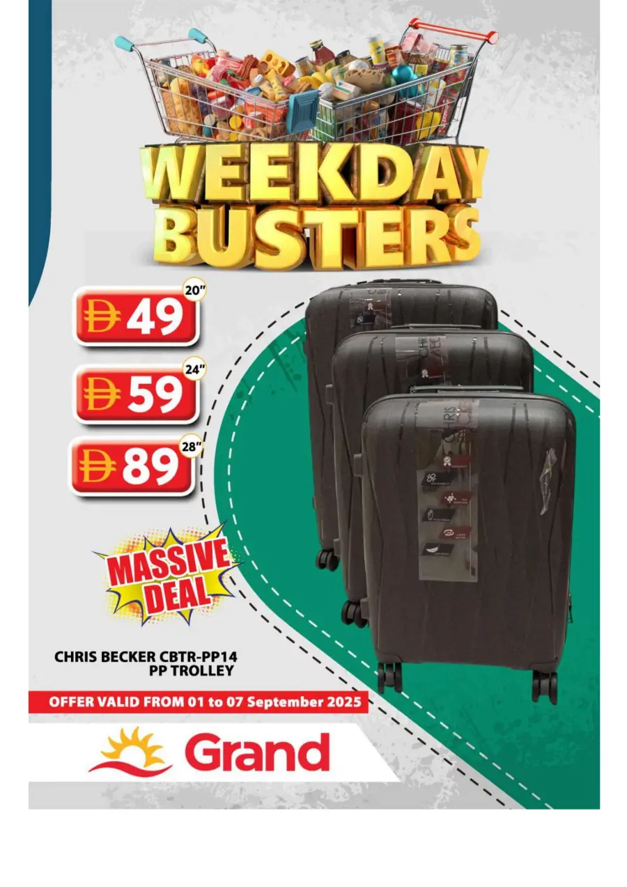 Weekday Busters In Grand Hypermarket Sharjah / Ajman