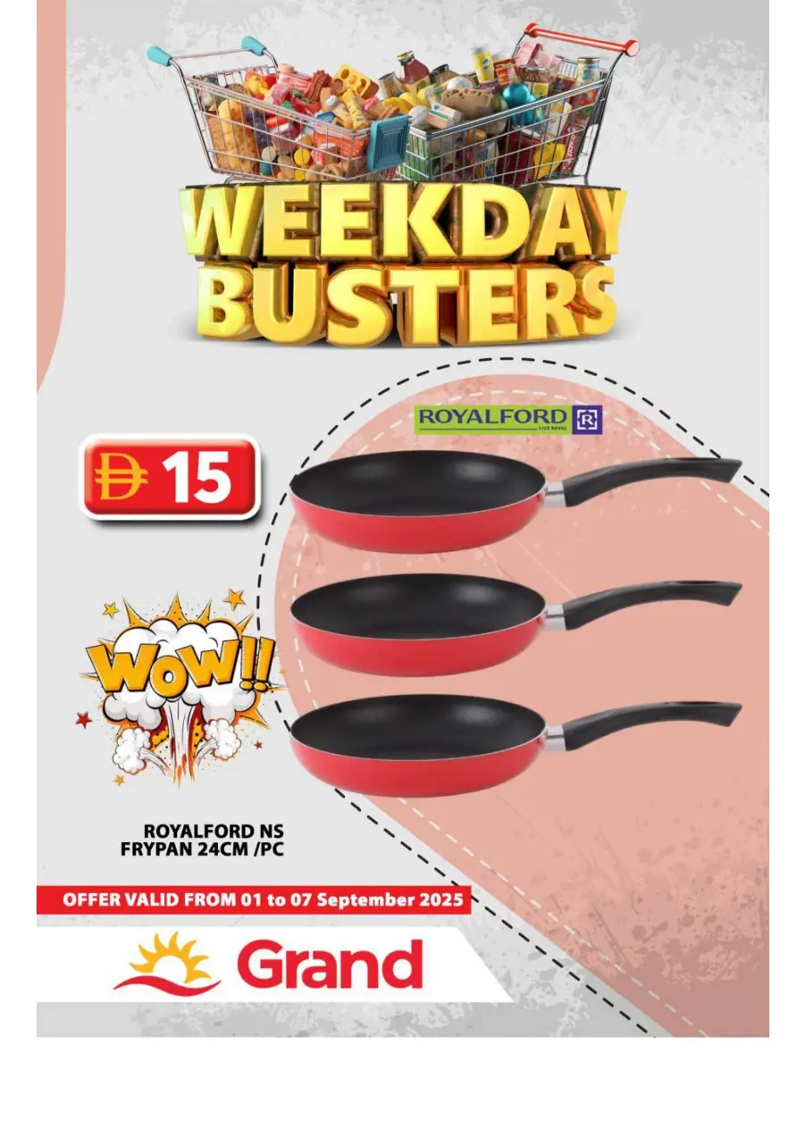 Weekday Busters In Grand Hypermarket Sharjah / Ajman